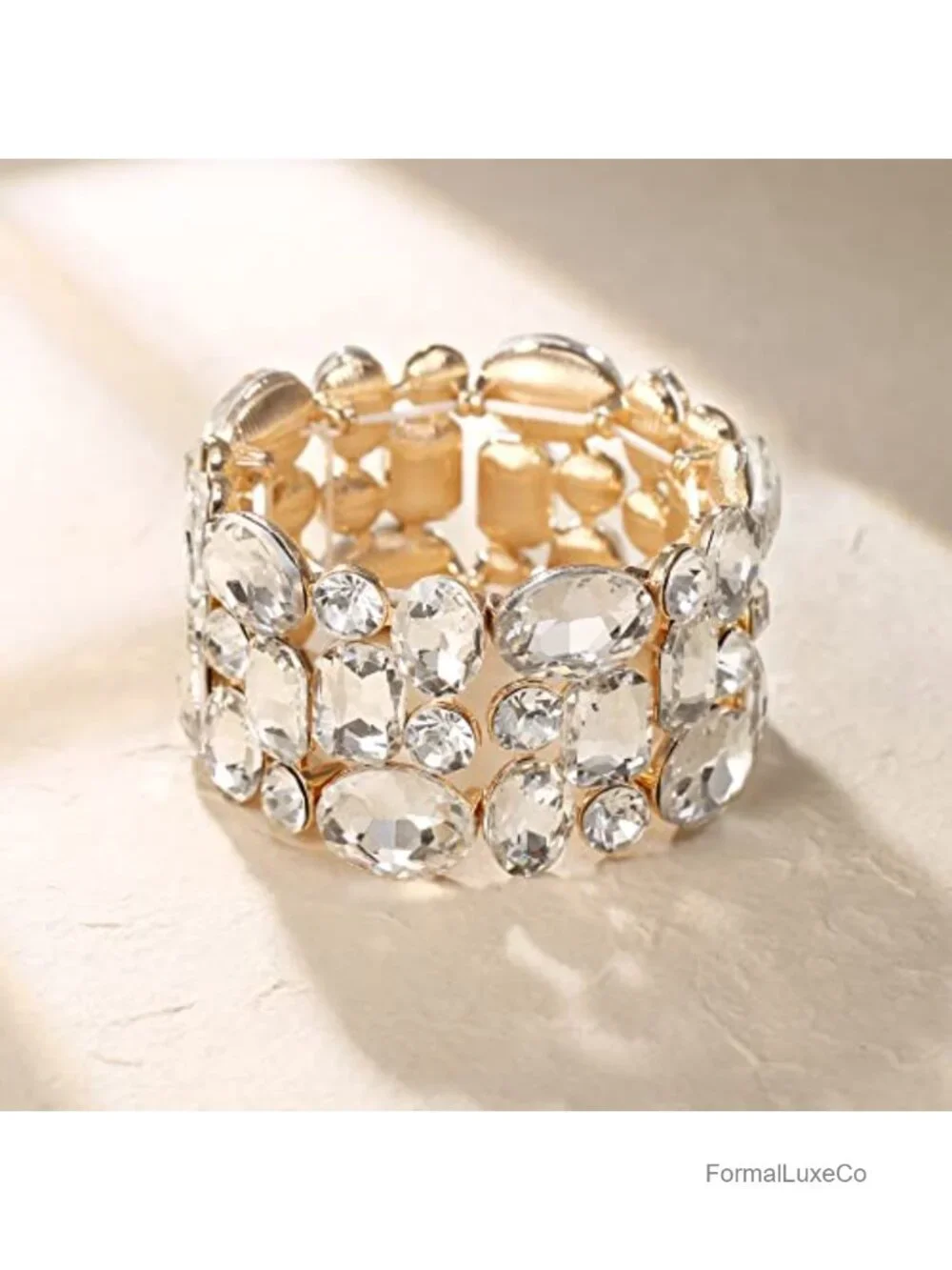 Crystal Stretch Bracelet Bridesmaid Wedding Party Jewelry
